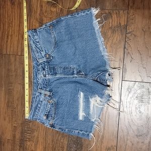 Levi's cut off shorts